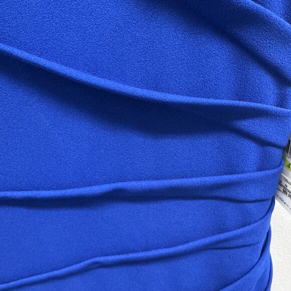 Calvin Klein Starburst Sheath Dress - Size 4, Ultramarine Blue, NWT - Picture 7 of 11